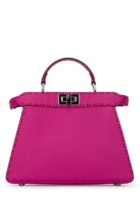 fendi pink corcodile|Peekaboo ISeeU Small .